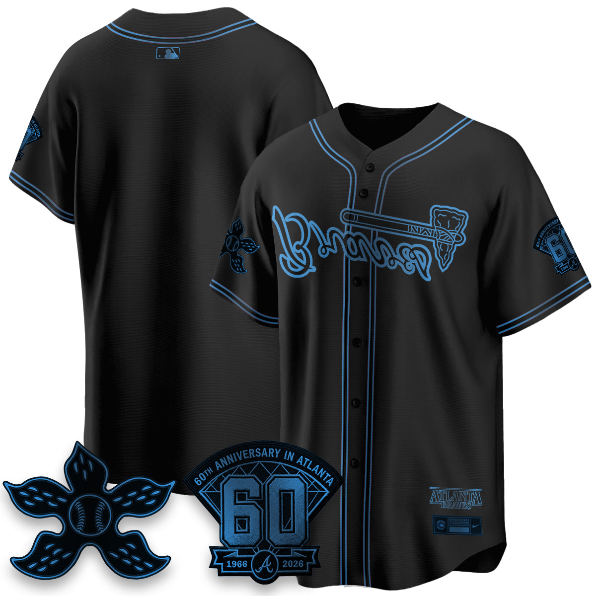 ATL x Stranger Things Vapor Jersey V2- Stitched-DTD