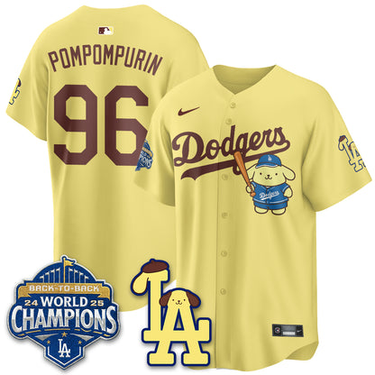 LAD Pompompurin Edition Vapor Jersey - Stitched-DTD