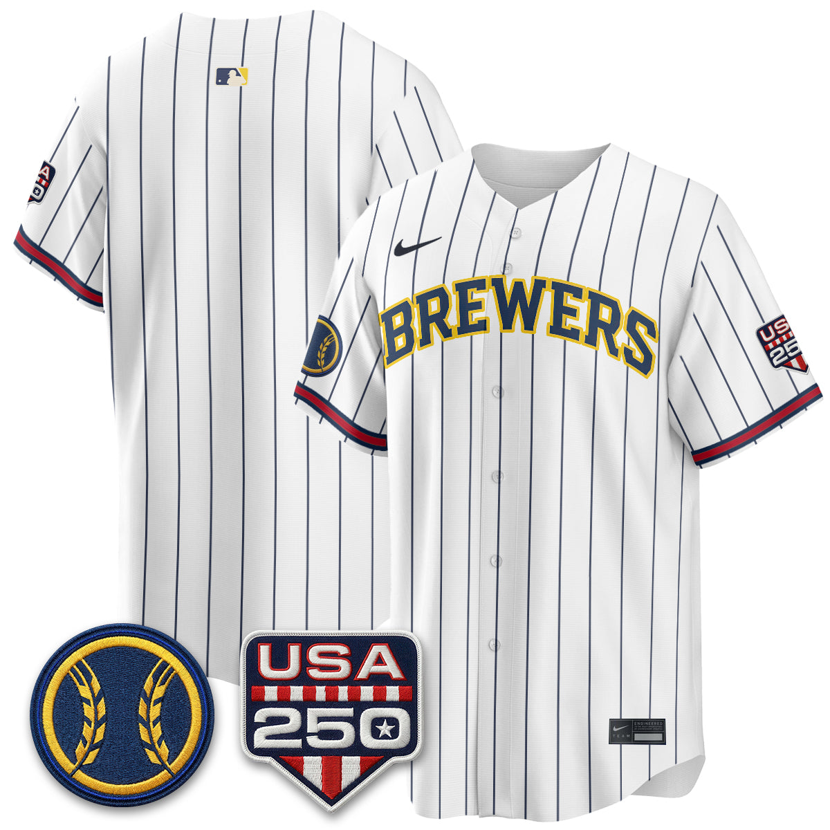 MIL Fourth of July Vapor Limited Jersey - Stitched-DTD
