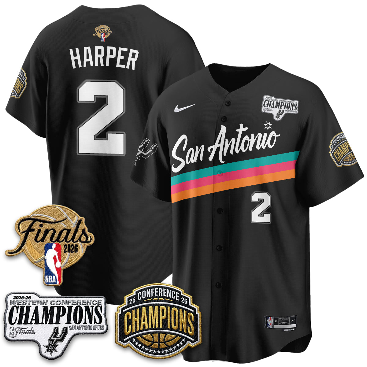 SAS 2026 Basketball Finals Vapor Jersey - Stitched-DTD