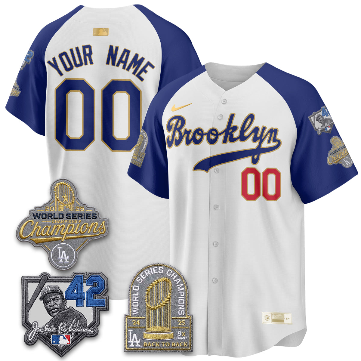 LAD 2026 Brooklyn Jackie Robinson Limited Custom Jersey - All Stitched-DTD