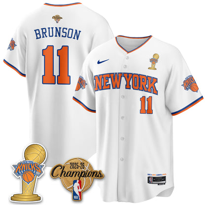 NYK 2026 NBA Champions Vapor Jersey - Stitched-DTD