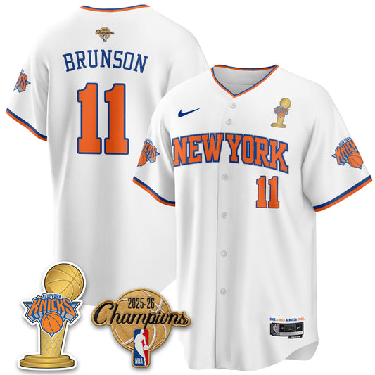 NYK 2026 NBA Champions Vapor Jersey - Stitched-DTD