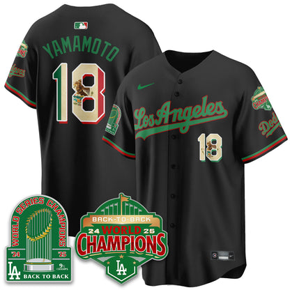 LAD Mexico Vapor Limited Jersey - 9x & B2B Champs - All Stitched-DTD