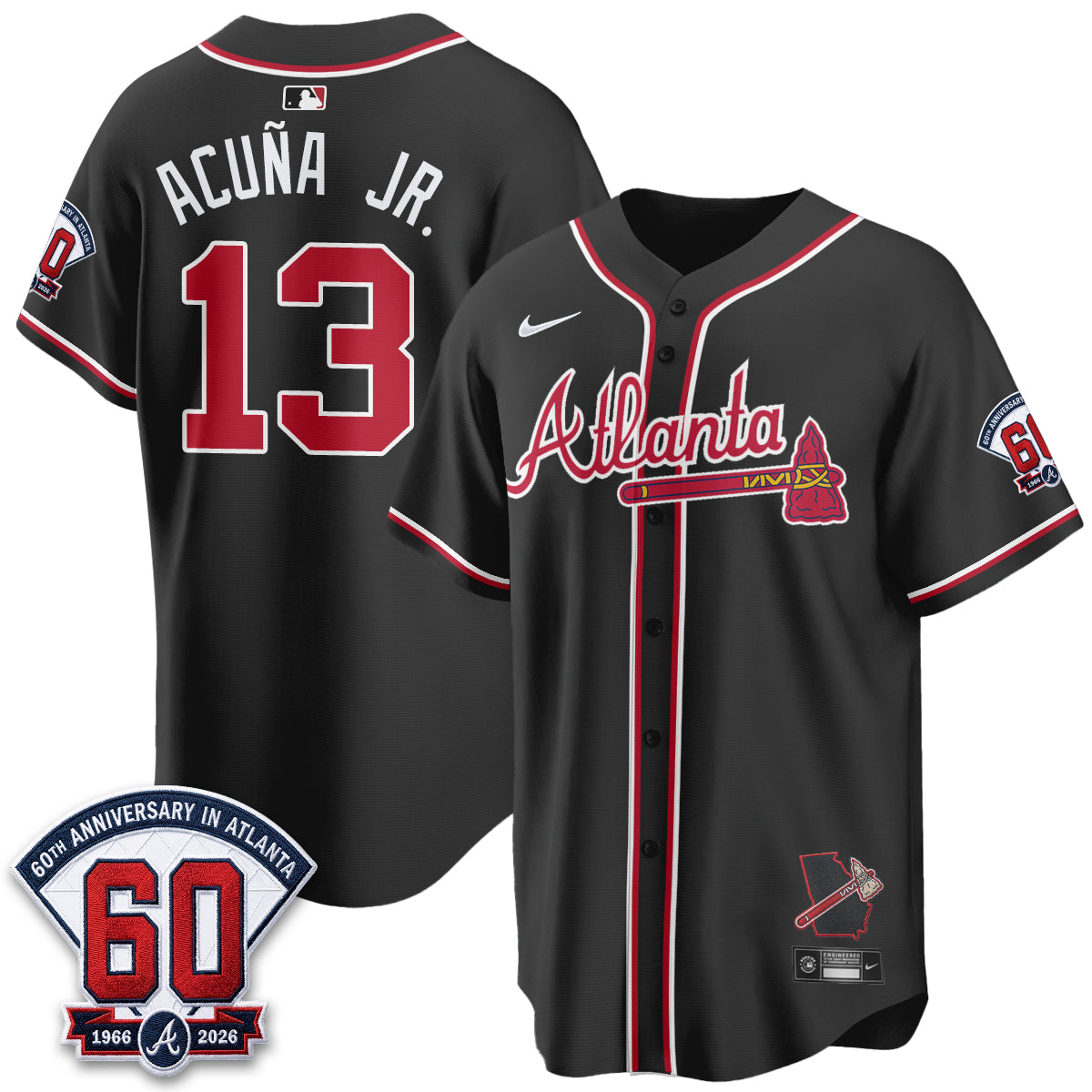 ATL 2026 Black Out Style Vapor Limited Jersey - All Stitched-DTD
