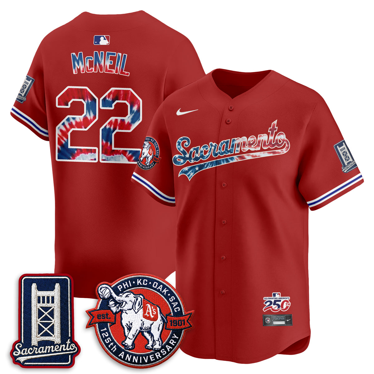 OAK Americana 2026 Vapor Limited Jersey - Stitched-DTD