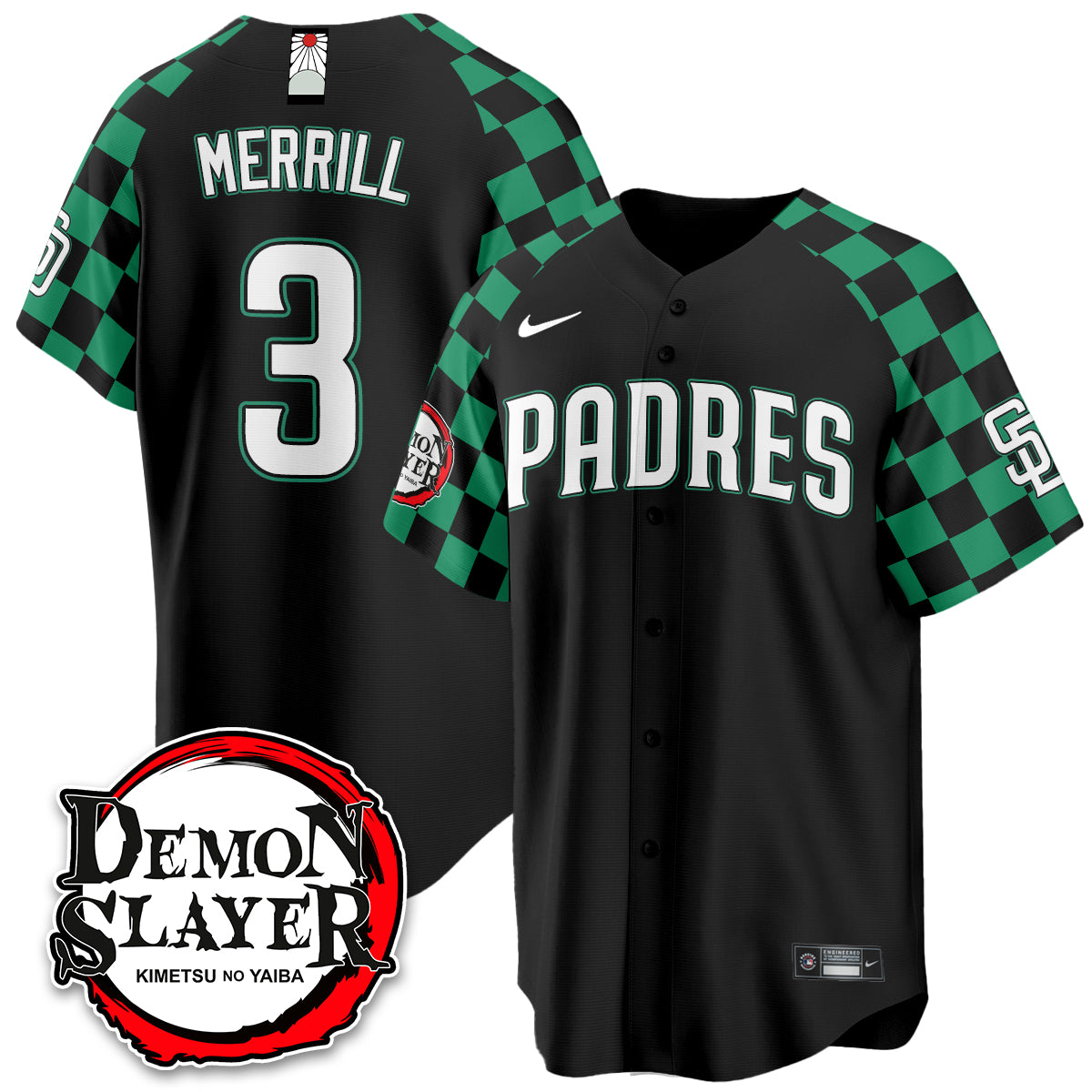 SD Demon Slayer Vapor Limited Jersey - Stitched-DTD
