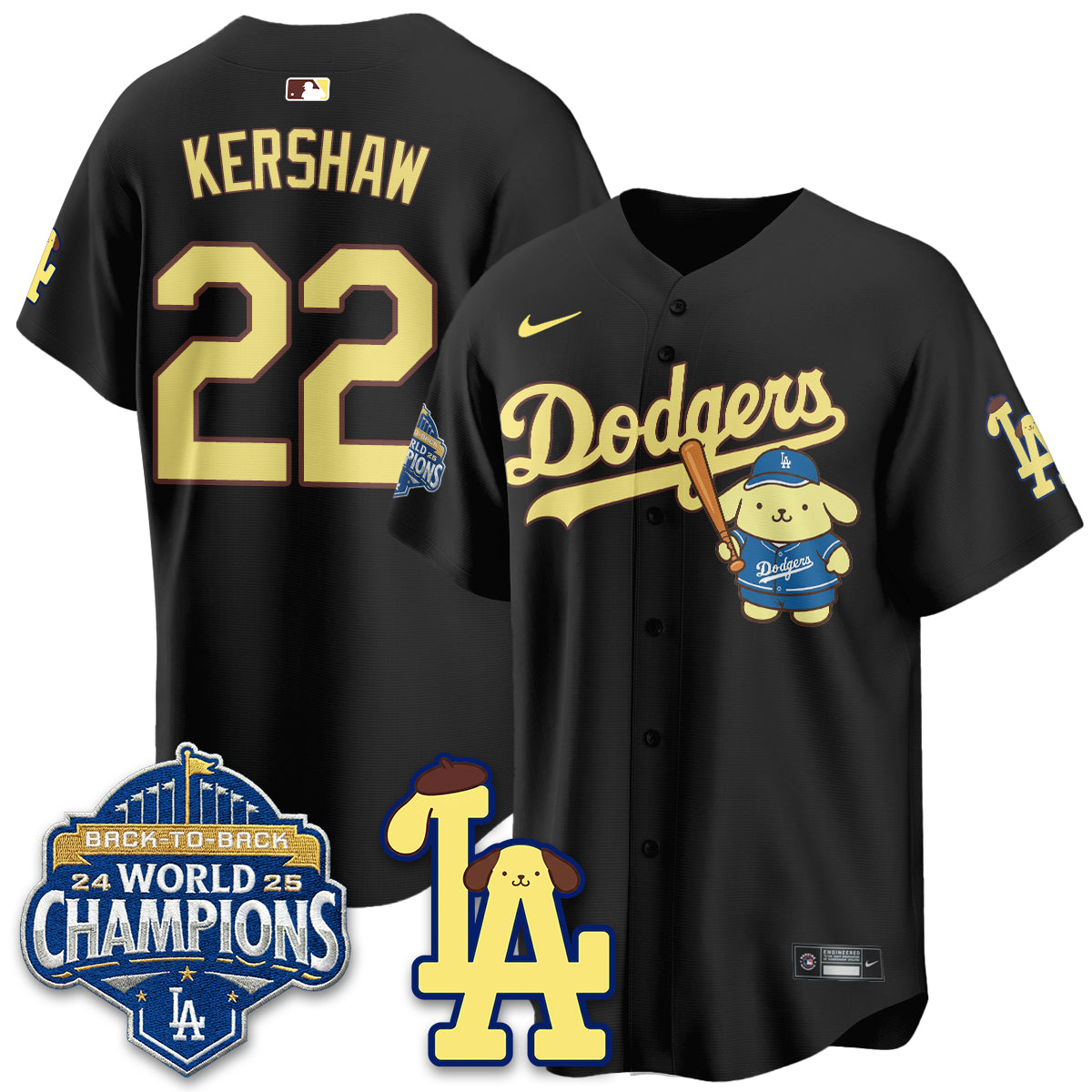 LAD Pompompurin Edition Vapor Jersey - Stitched-DTD