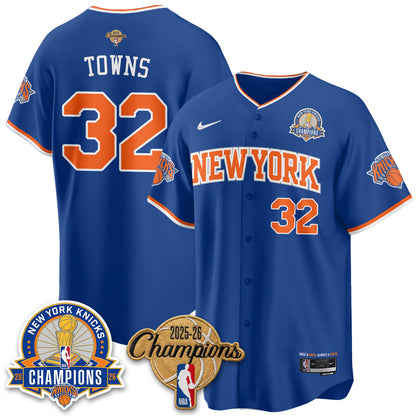 NYK 2026 NBA Champions Special Edition Vapor Jersey V2- Stitched-DTD