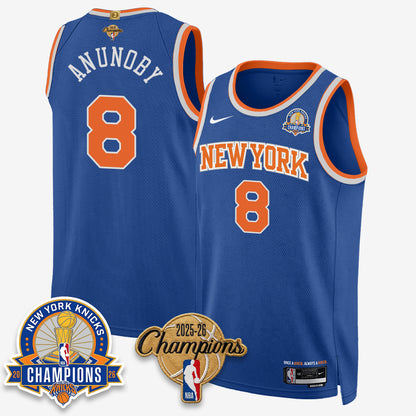 NYK 2026 Basketball Champions Special Edition Vapor Jersey V2- Stitched-DTD
