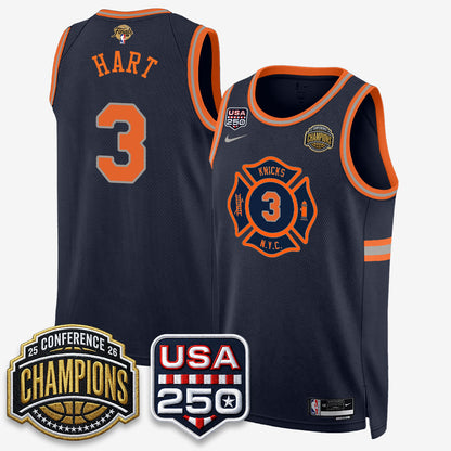 NYK 2026 NBA Eastern Conference Champions City Edition Jersey - Stitched-DTD
