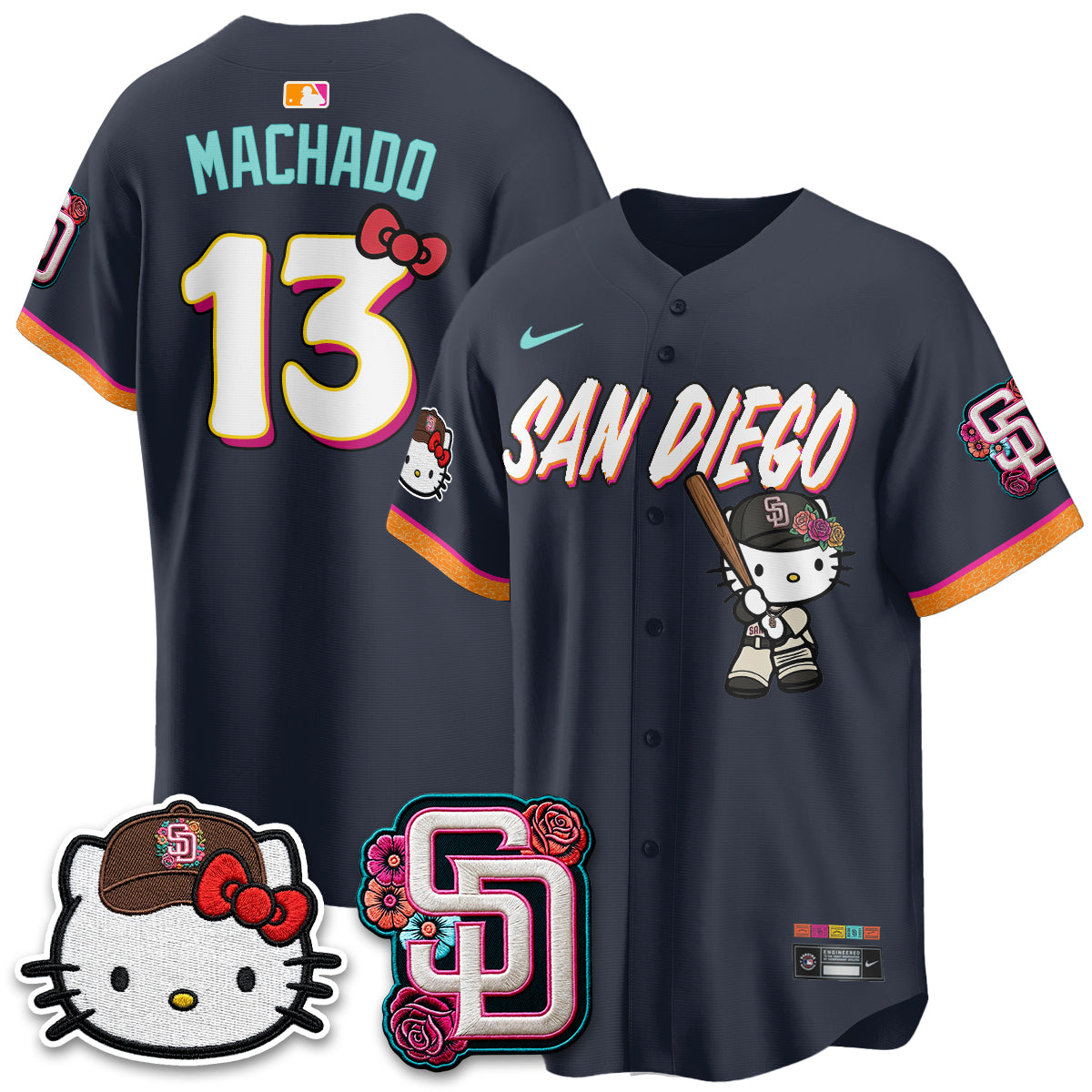 SD 2026 City Connect x Meow KT Vapor Limited Jersey - All Stitched-DTD