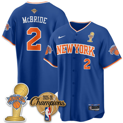 NYK 2026 NBA Champions Vapor Jersey - Stitched-DTD