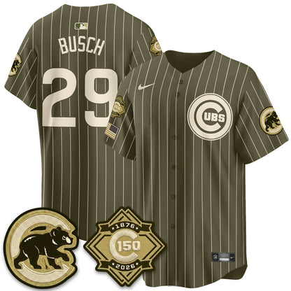 CHC New Era Olive 2026 Armed Forces Day Jersey -All Stitched-DTD