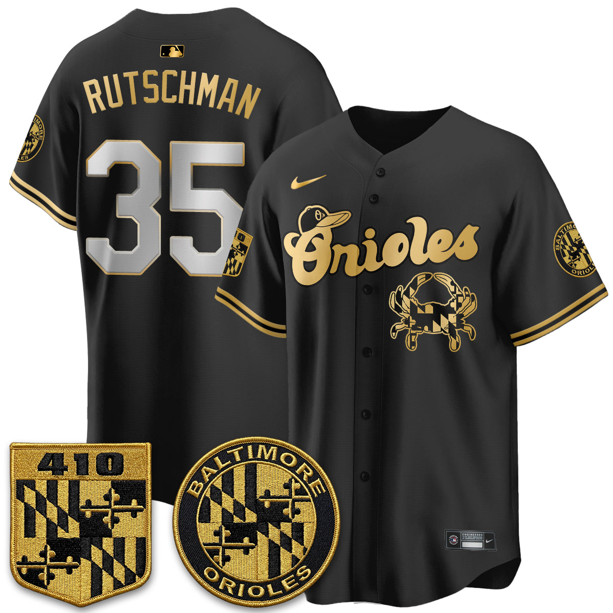 BAL Maryland Flag Vapor Limited Jersey - Stitched-DTD