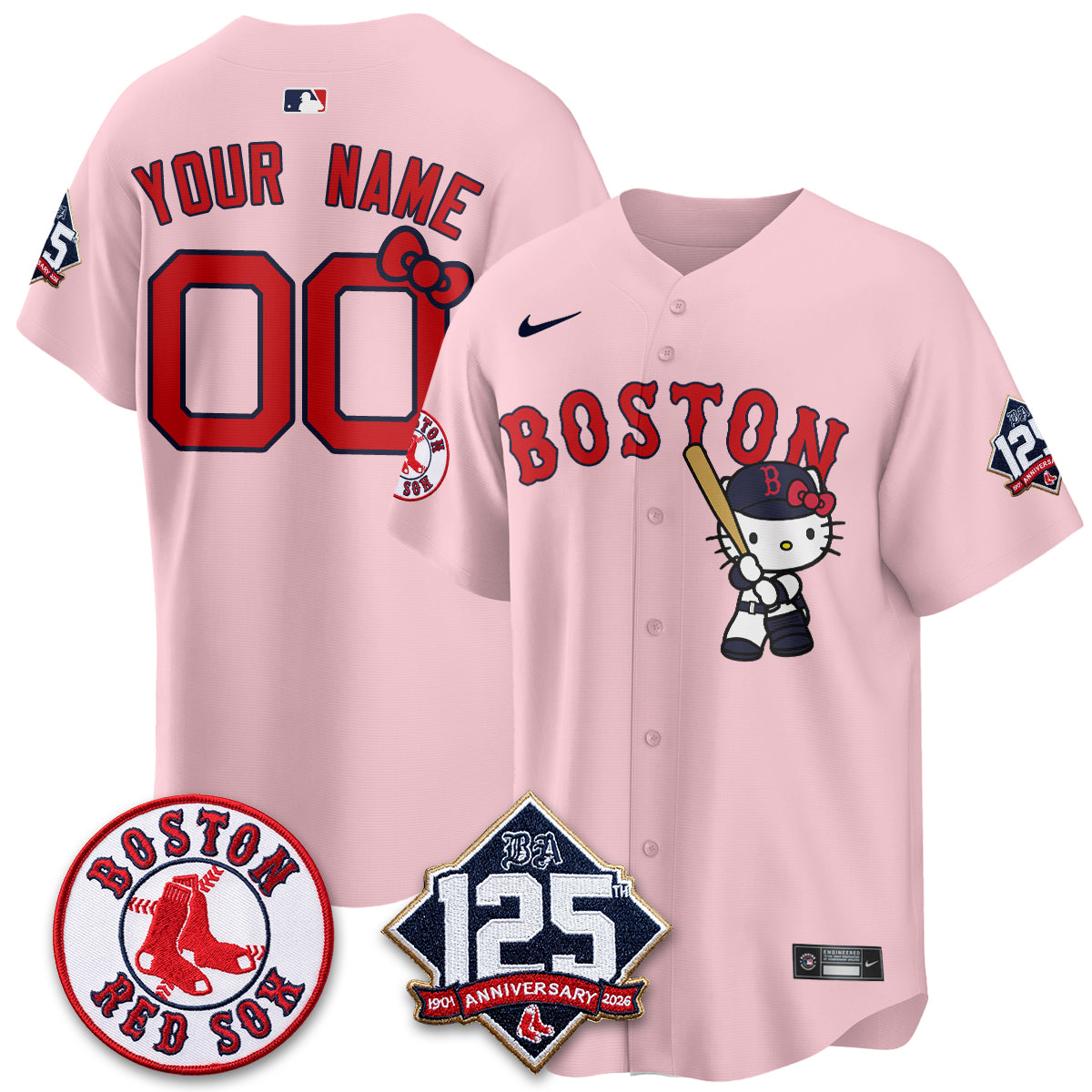 BOS x Meow KT Vapor Limited Custom Jersey - Stitched-NQD