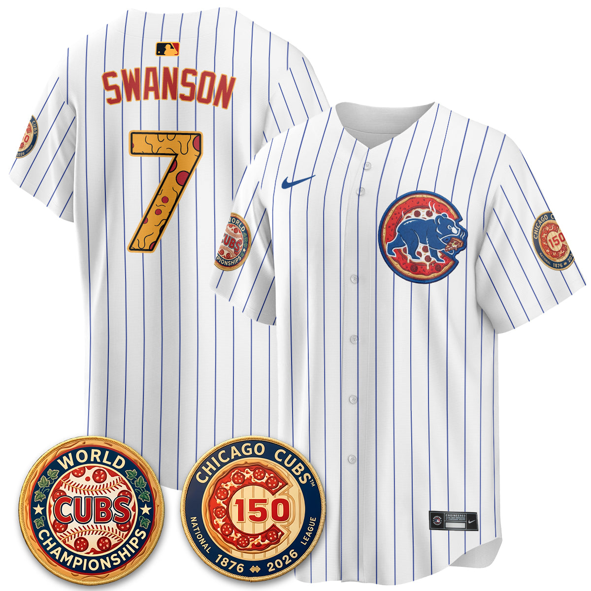CHC Deep Dish Pizza Vapor Limited Jersey - Stitched-DTD