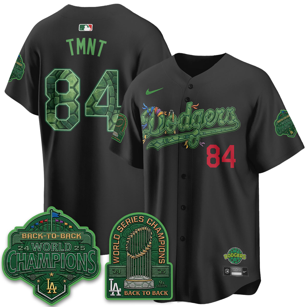 LAD x TMNT 2026 Vapor Jersey - Stitched-DTD