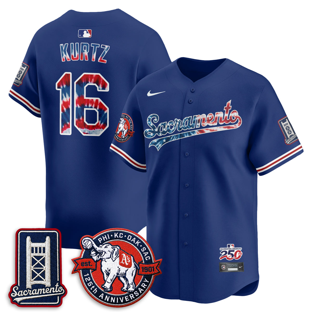 OAK Americana 2026 Vapor Limited Jersey - Stitched-DTD