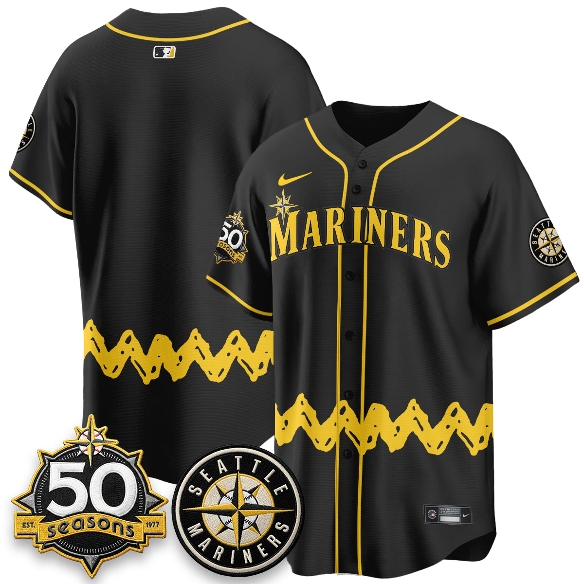 SEA x P-Nuts Vapor Limited Jersey - Stitched-DTD