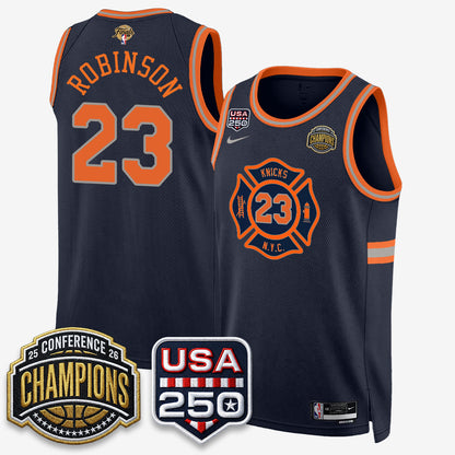 NYK 2026 NBA Eastern Conference Champions City Edition Jersey - Stitched-DTD