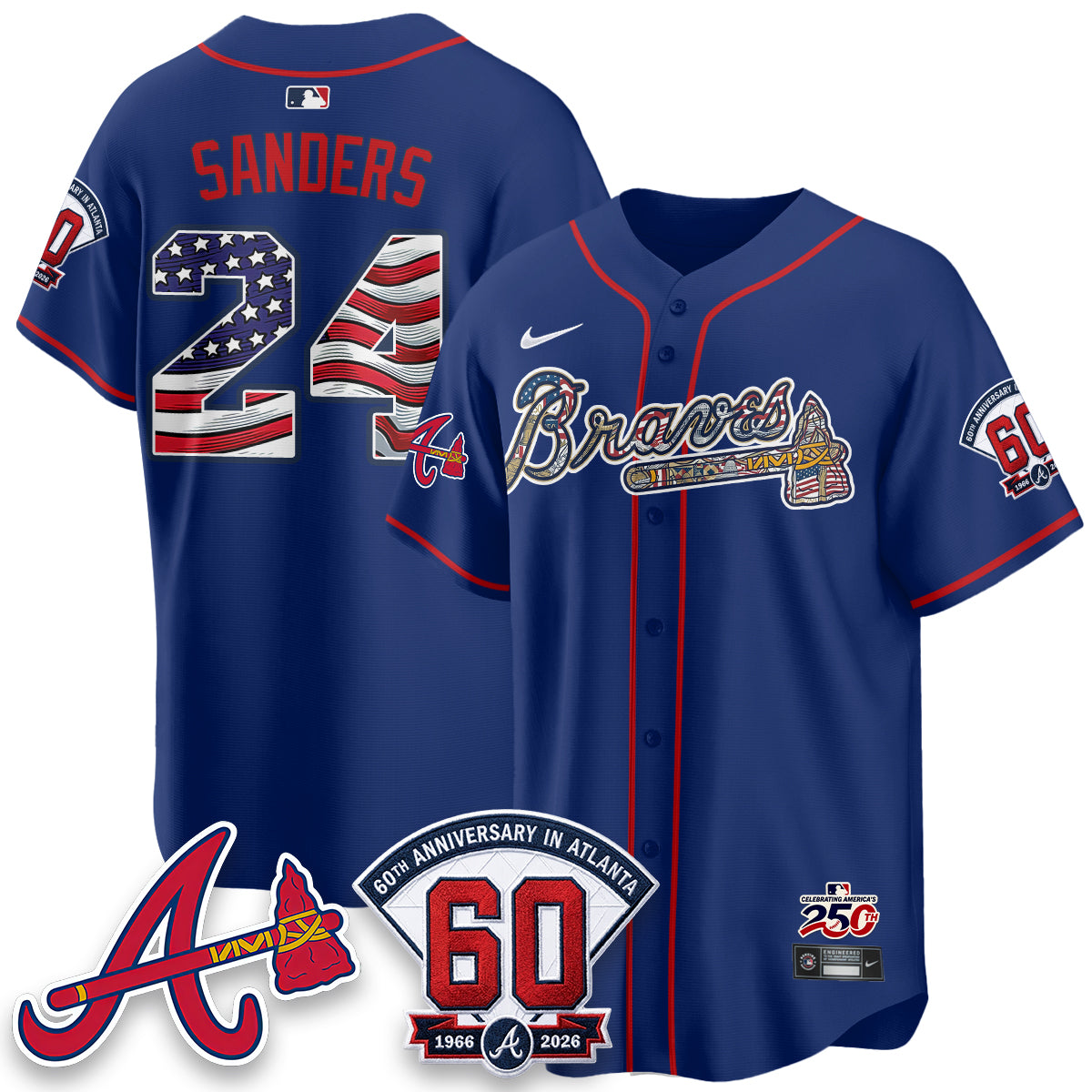 ATL 2026 Independence Day USA Vapor Limited Jersey - Stitched-DTD