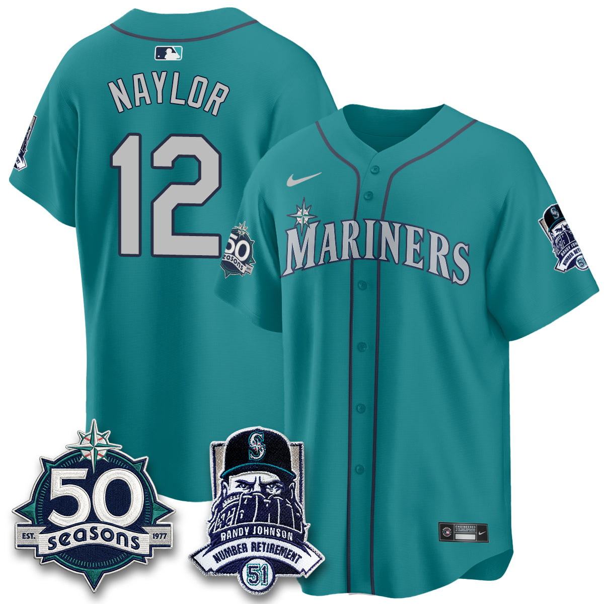 SEA Randy Johnson Vapor Limited Jersey V2- All Stitched-DTD