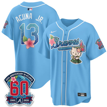 ATL x Meow Aloha Spirit Vapor Jersey - Stitched-DTD