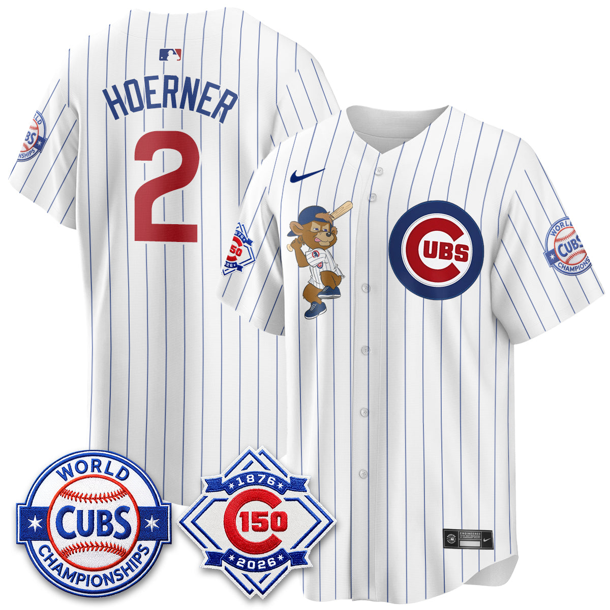 Chicago Cubs Clark Edition Vapor Limited Jersey - Stitched-DTD