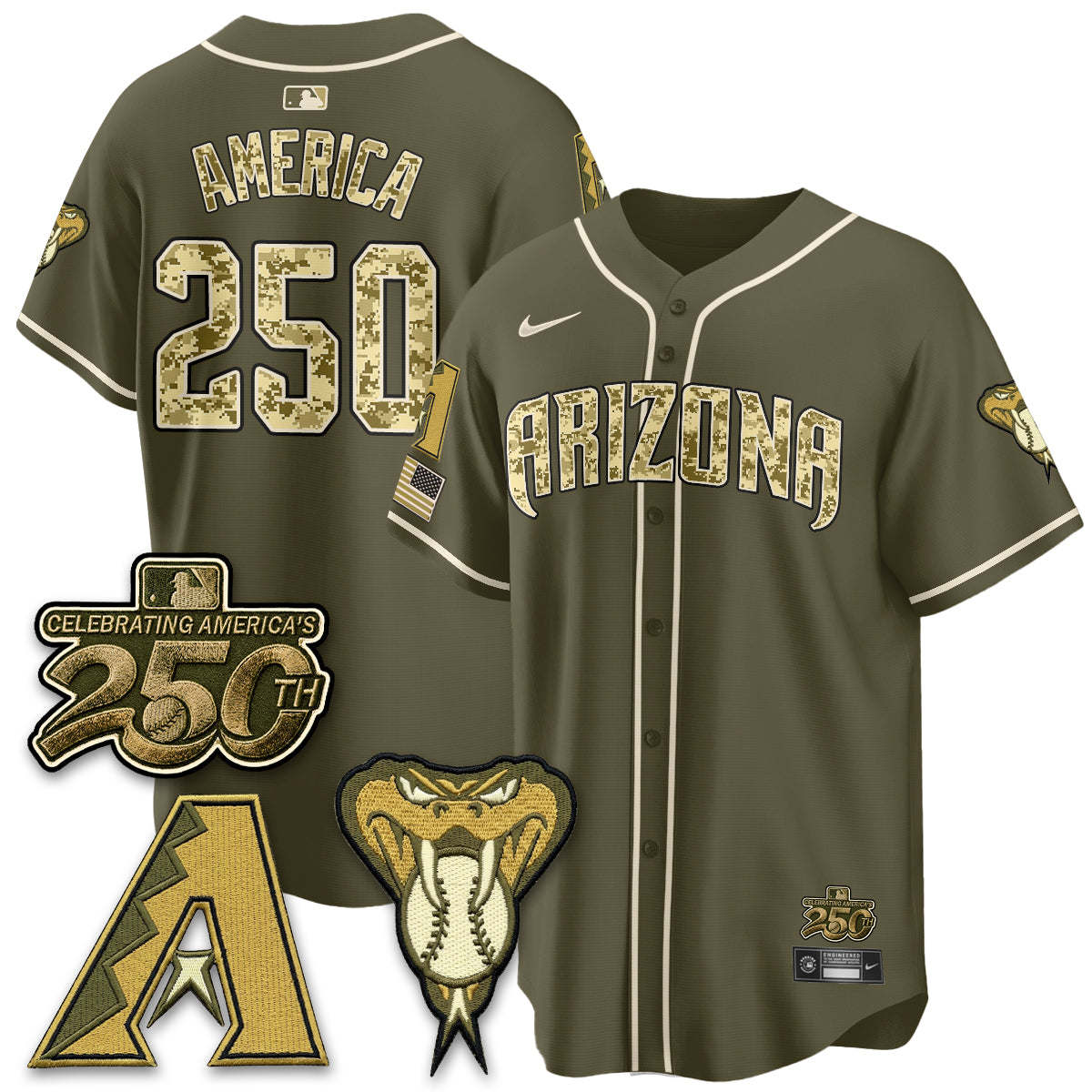 ARI Salute to Service 2026 Vapor Premier Limited Jersey - All Stitched-DTD