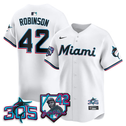 MIA 2026 Jackie Robinson New Era Vapor Limited Jersey - All Stitched-DTD