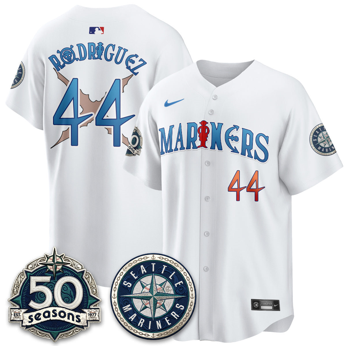 SEA x Japanese Cartoon Vapor Limited Jersey - Stitched-DTD