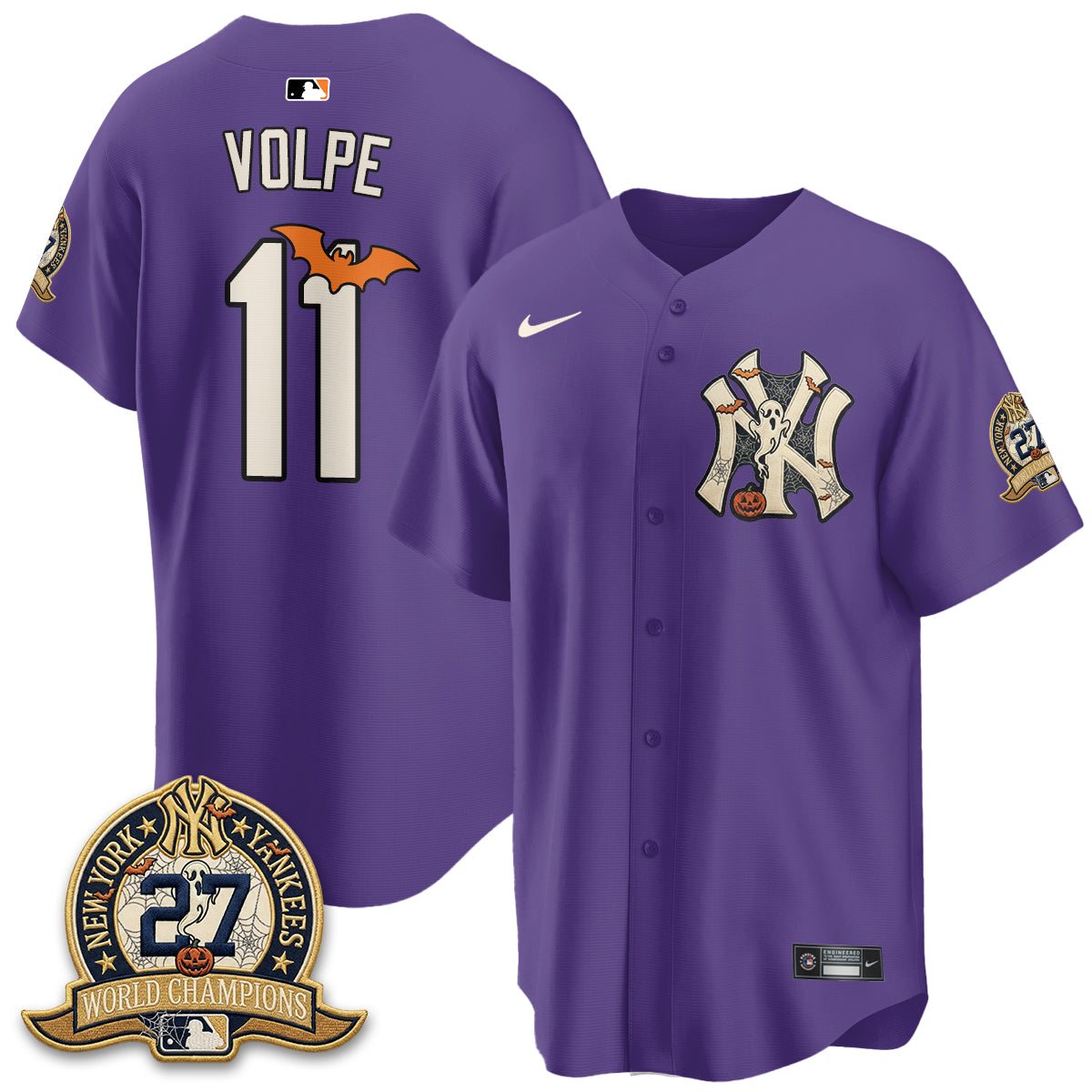 NYY Halloween 2026 Vapor Limited Jersey - Stitched-DTD