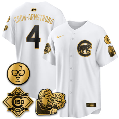 CHC 150th Anniversary Harry Caray Holy Cow Vapor Premier Limited Jersey - All Stitched V3-DTD