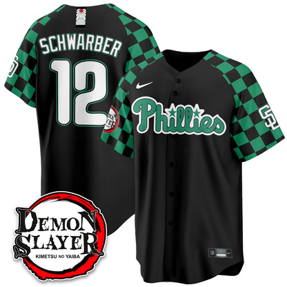 PHI Demon Slayer Vapor Limited Jersey - Stitched-DTD