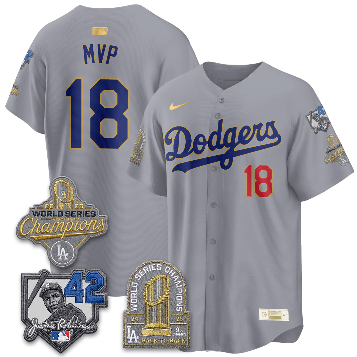 LAD 2026 Jackie Robinson New Era Vapor Limited Jersey - All Stitched-DTD