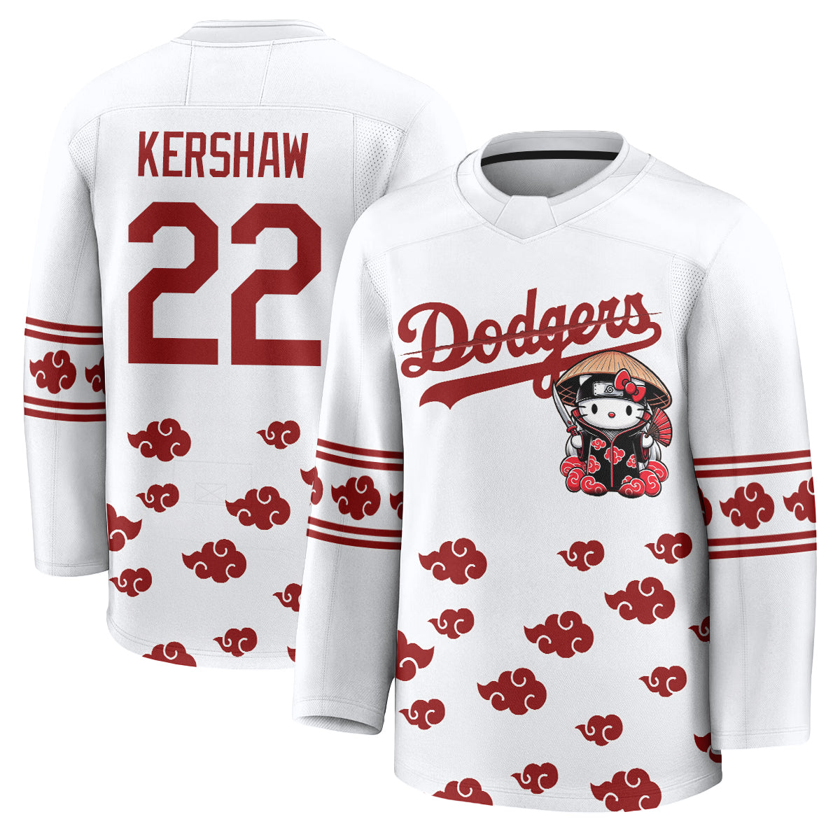 LAD Akatsuki Edition Vapor Hockey Jersey - Stitched-DTD