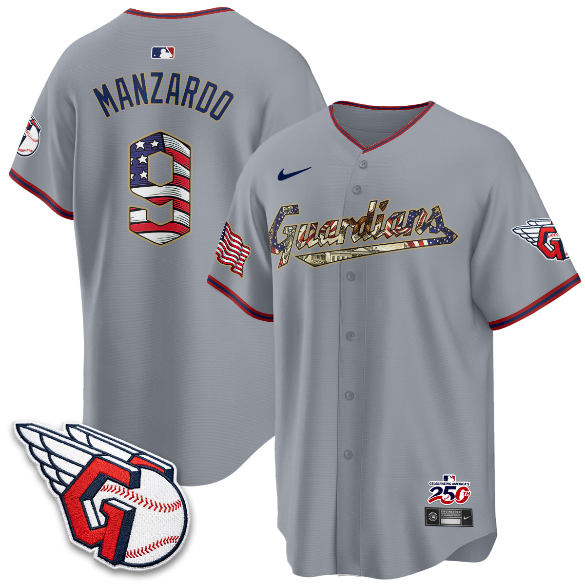 CLE 2026 Independence Day USA Vapor Jersey - Stitched-DTD