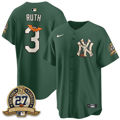 NYY Halloween 2026 Vapor Limited Jersey - Stitched-DTD