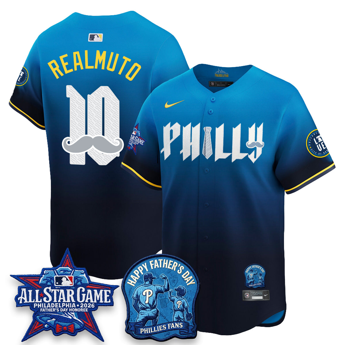 PHI Happy Father's Day Vapor Jersey - Stitched-DTD