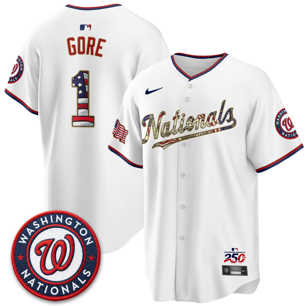 WSH 2026 Independence Day USA Vapor Jersey - Stitched-DTD
