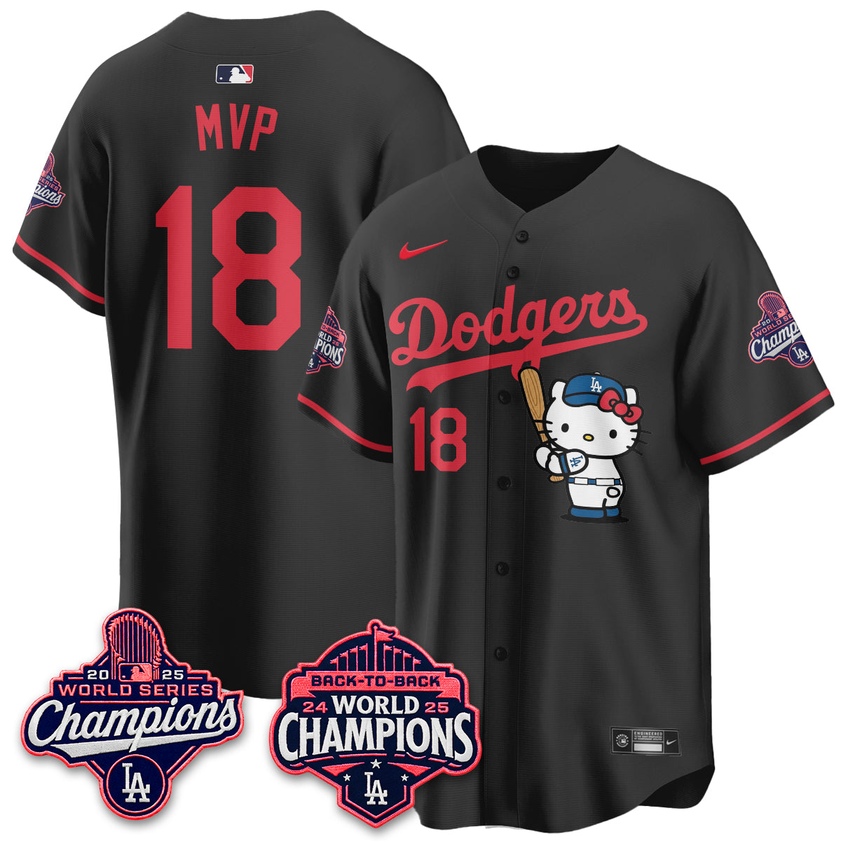LAD x Hello Kitty Night 2026 Vapor Jersey - All Stitched-DTD