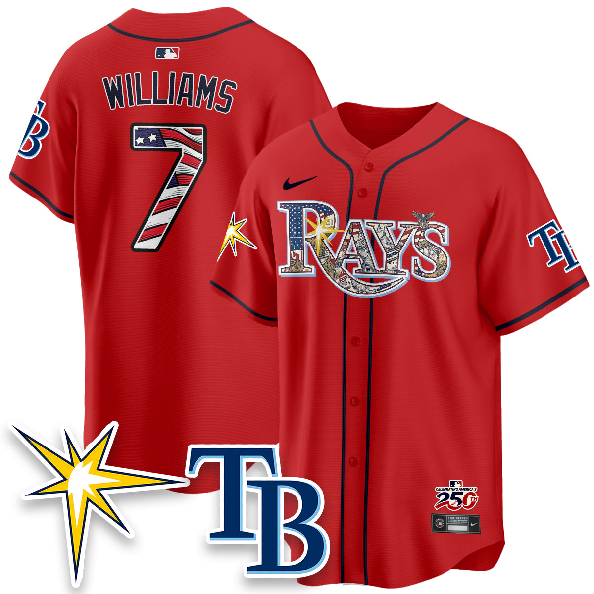 TB Independence Day USA 2026 Vapor Limited Jersey - Stitched-DTD