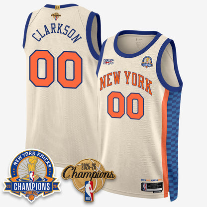 NYK 2026 Basketball Champions Special Edition Vapor Jersey V2- Stitched-DTD