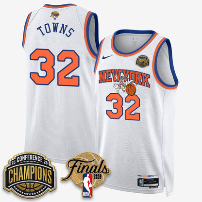 NYK 2026 NBA Eastern Conference Champions x Looney Tunes Vapor Jersey V2- Stitched-DTD