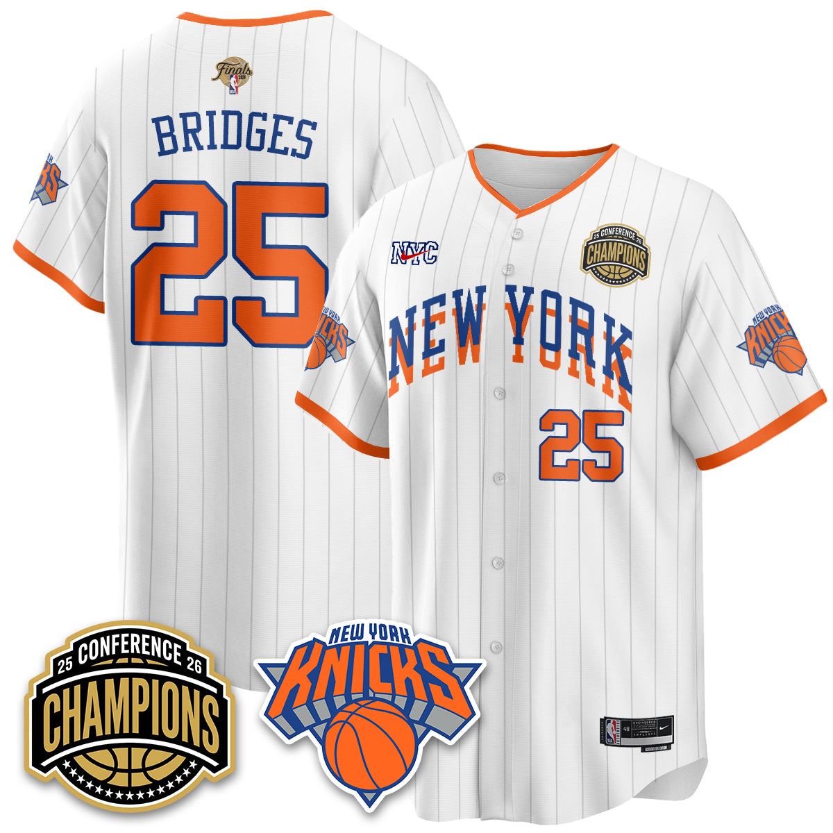 NYK 2026 NBA Finals Vapor City Edition Jersey V2- Stitched-DTD