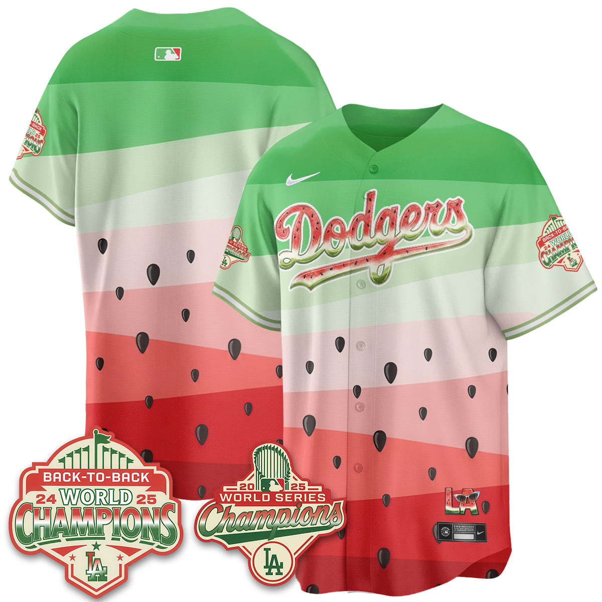 LAD National Watermelon Day Vapor Jersey - Stitched-DTD
