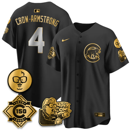 CHC 150th Anniversary Harry Caray Holy Cow Vapor Premier Limited Jersey - All Stitched V3-DTD