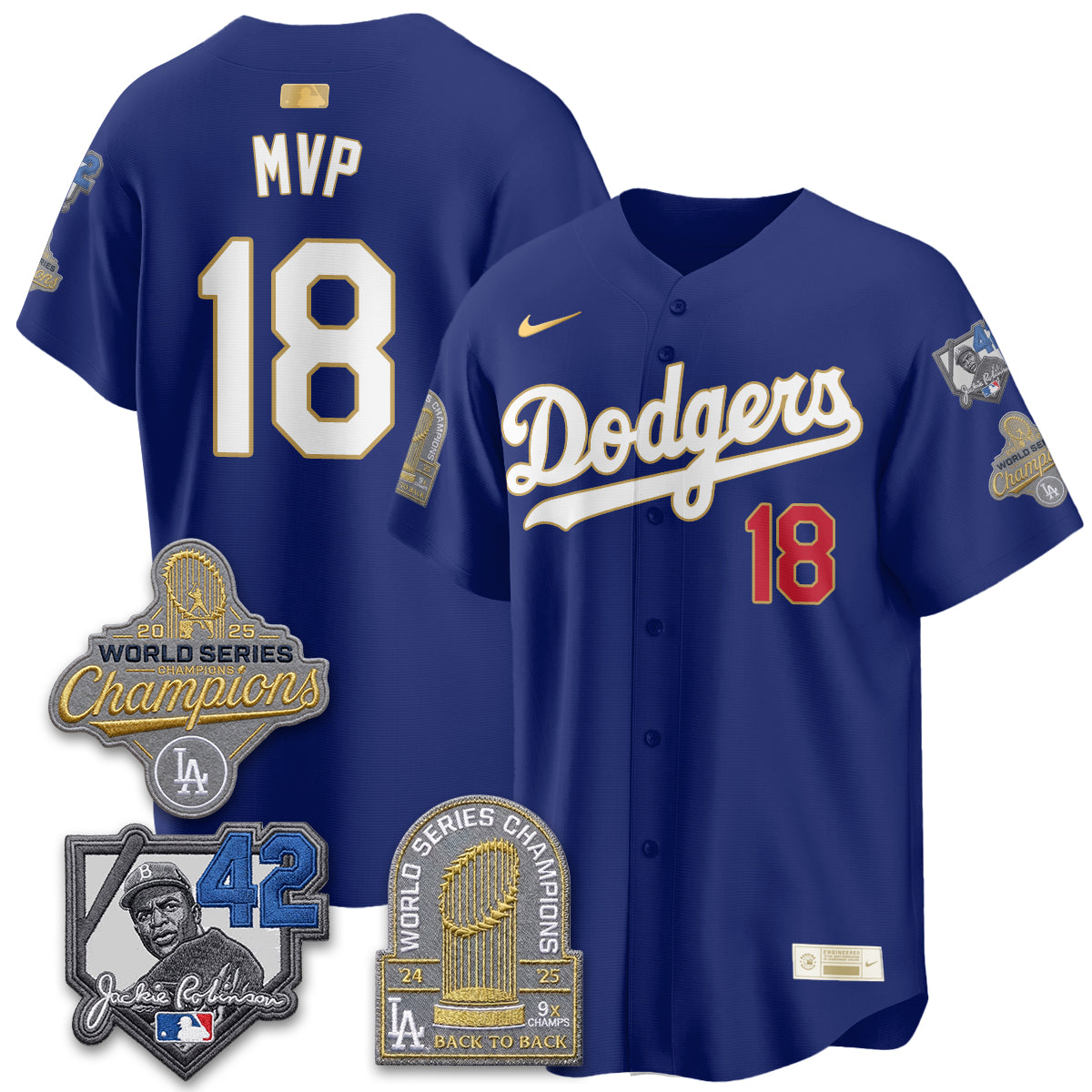LAD 2026 Jackie Robinson New Era Vapor Limited Jersey - All Stitched-DTD