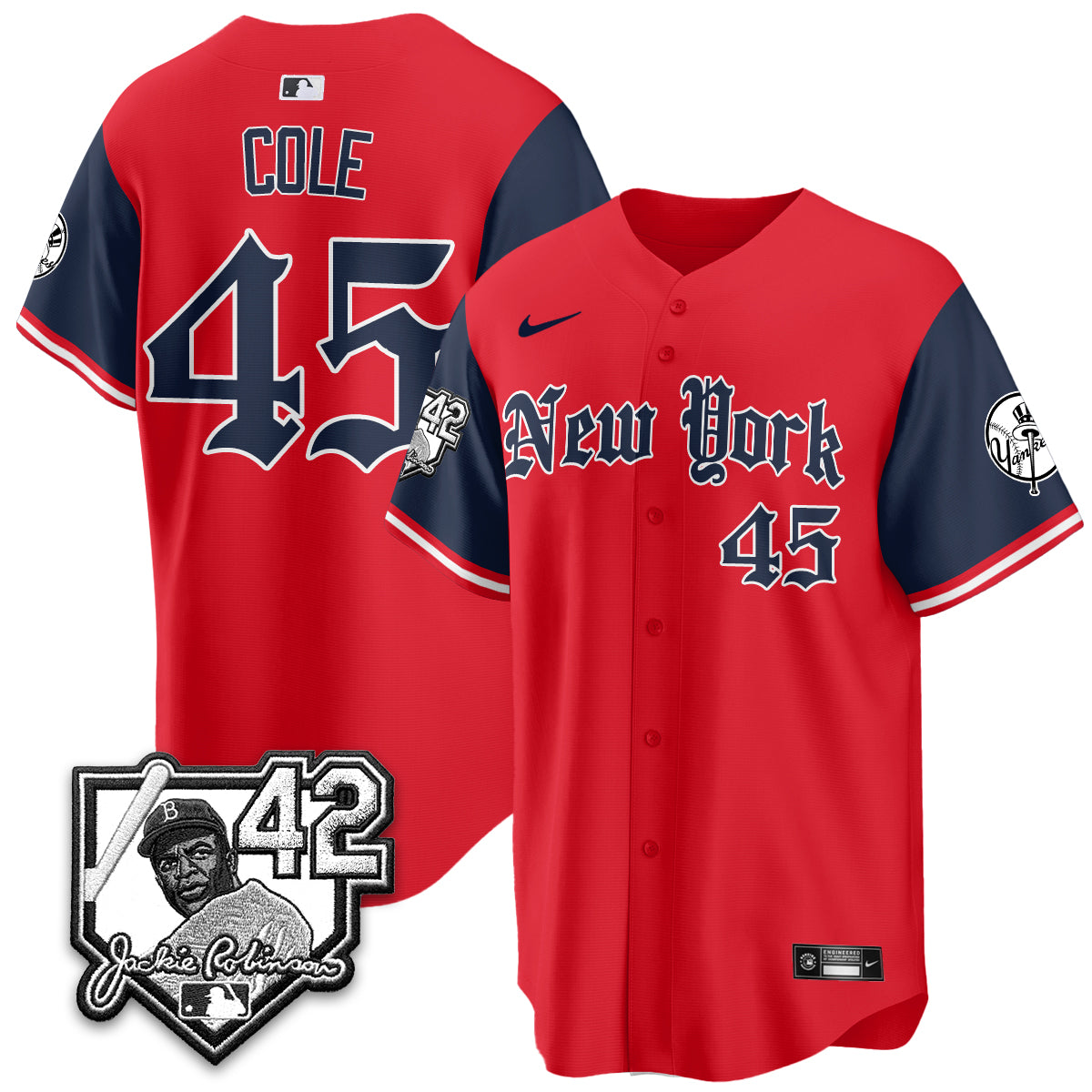 NYY 2026 Jackie Robinson Day Gothic Vapor Limited Jersey - All Stitched-DTD